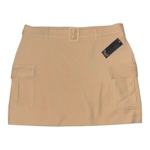 NWT Ella Tan Skort with Belt and Pockets